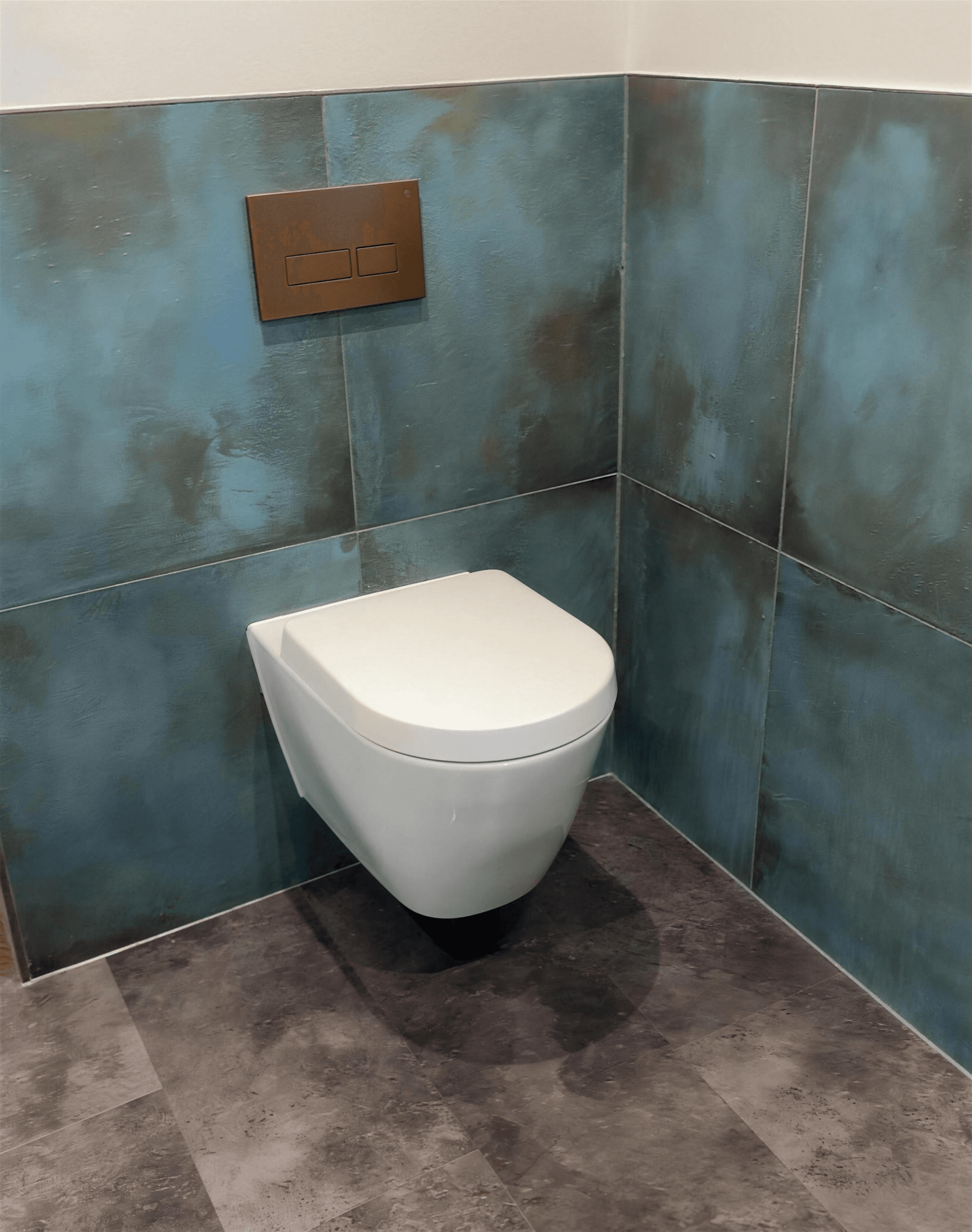 Completed en-suite shower room